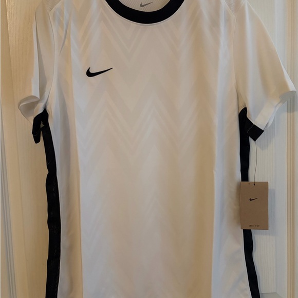 Nike Tops - Nike‎ women’s  White and Black Athletic Soccer Jersey